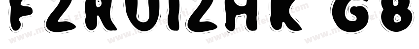 FZRUIZHK GBK1 0字体转换